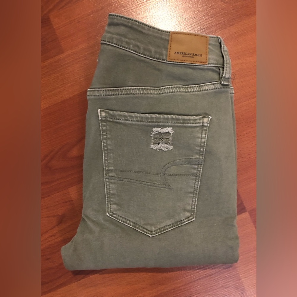 America eagle green jeans